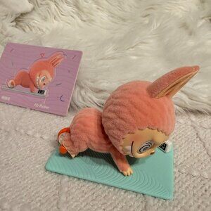 Pop Mart THE MONSTERS Labubu Lazy Yoga Series Ab Roller figure